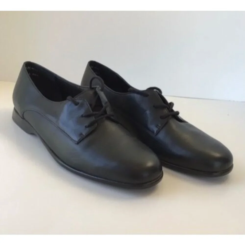 TROTTERS Women's Leather Lace Up Shoes, Deep Navy Blue (Size 9.5 N) - Picture 3 of 11